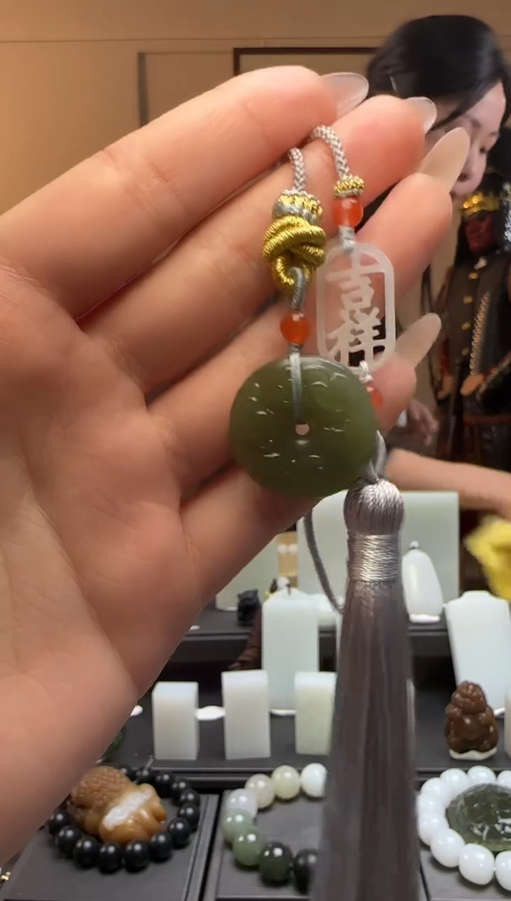 【闪购商品】和田玉平安扣未镶嵌挂坠