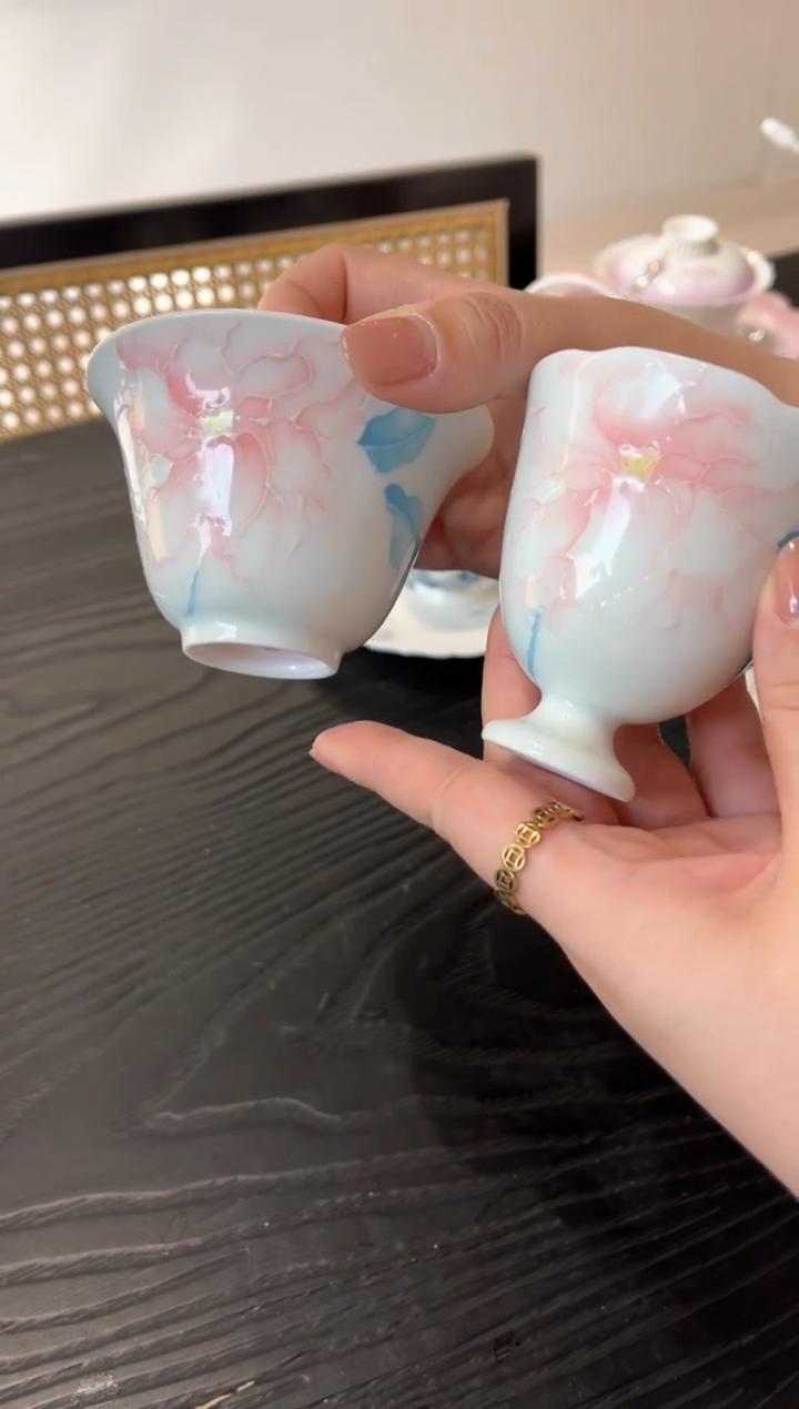 【闪购商品】明知山志-有田烧-国色惊城-凡灵盖碗+杯