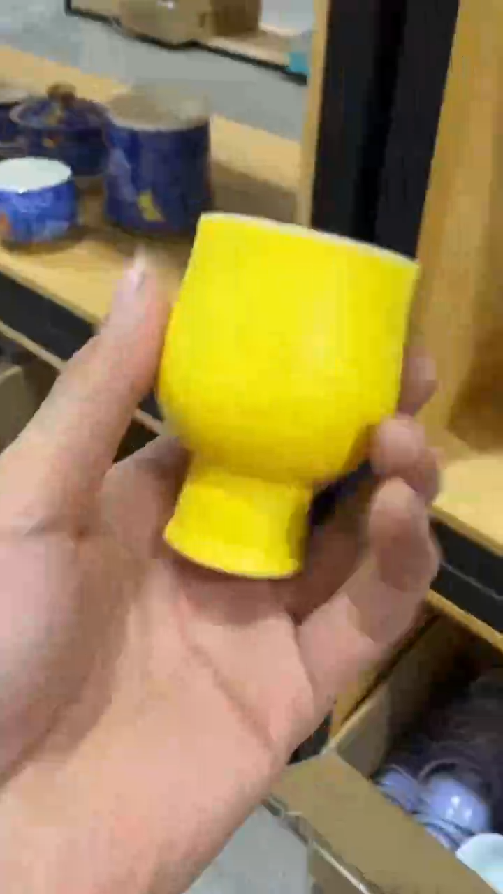 柠檬黄高脚主人杯，直播间福利