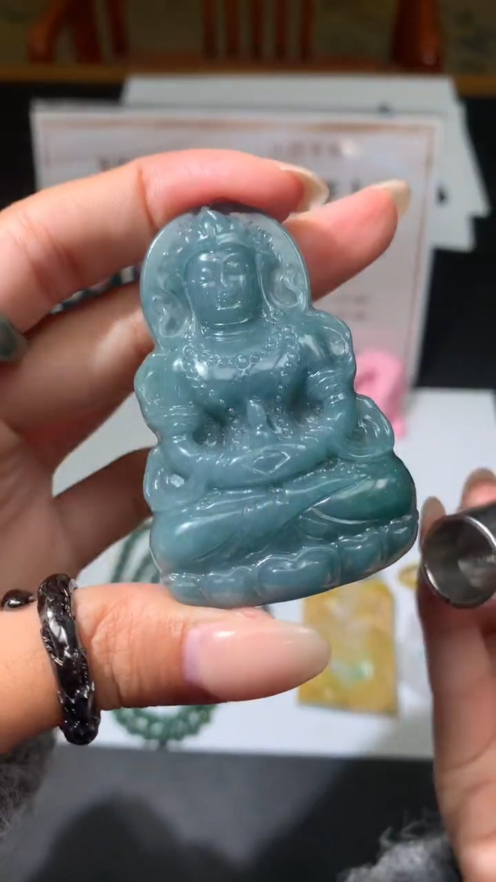 【闪购商品】定制翡翠未镶嵌不退不换CMH1件-A