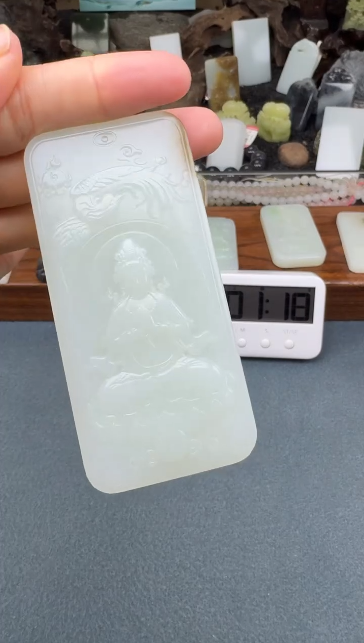 【闪购商品】和田玉颈饰未镶嵌开心