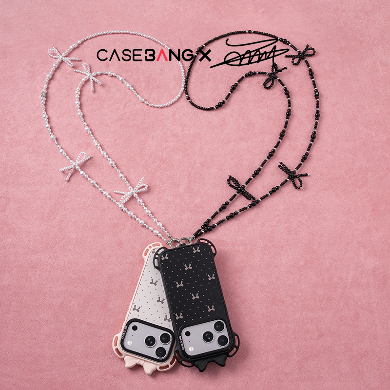CASEBANG蝴蝶结系列斜挎背带长挂绳挂链适用全系列手机配件防丢