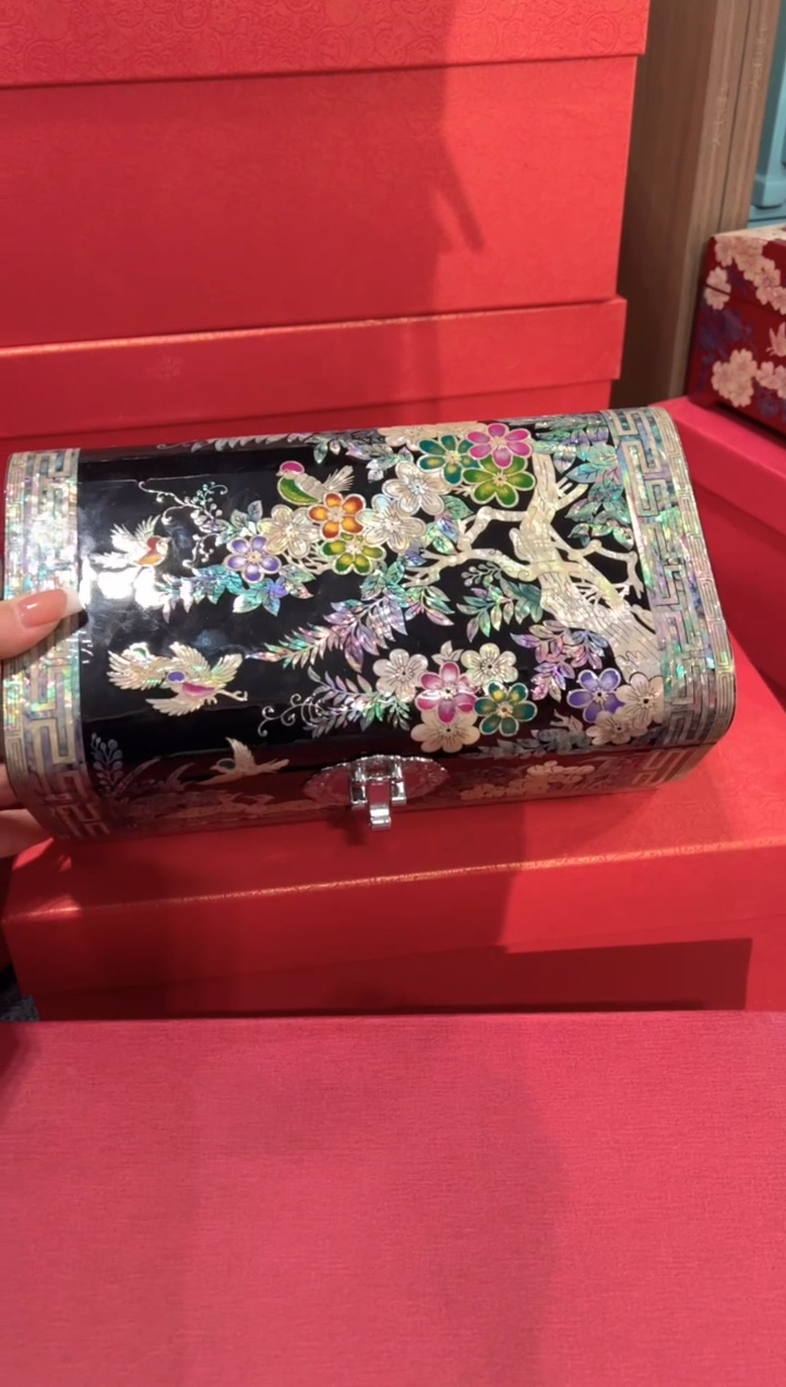 【闪购商品】不退不换鱼锁半贝底·弘贝雅螺钿漆器文化馆