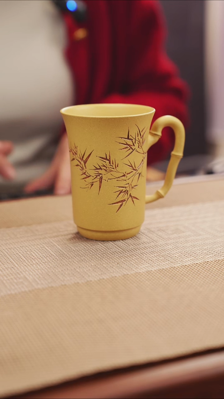 原矿黄金段竹子把杯4