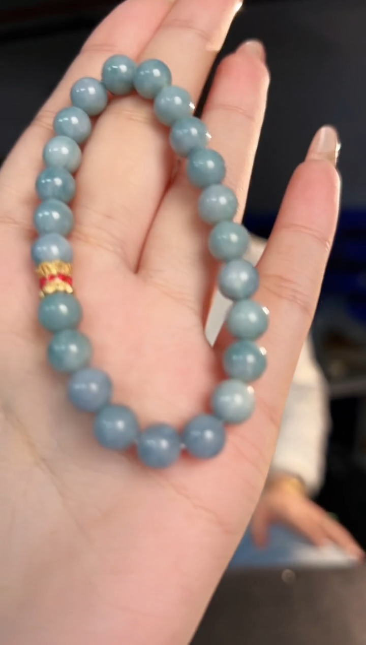 【闪购商品】翡翠手链未镶嵌缅料A货/支持复检/一件