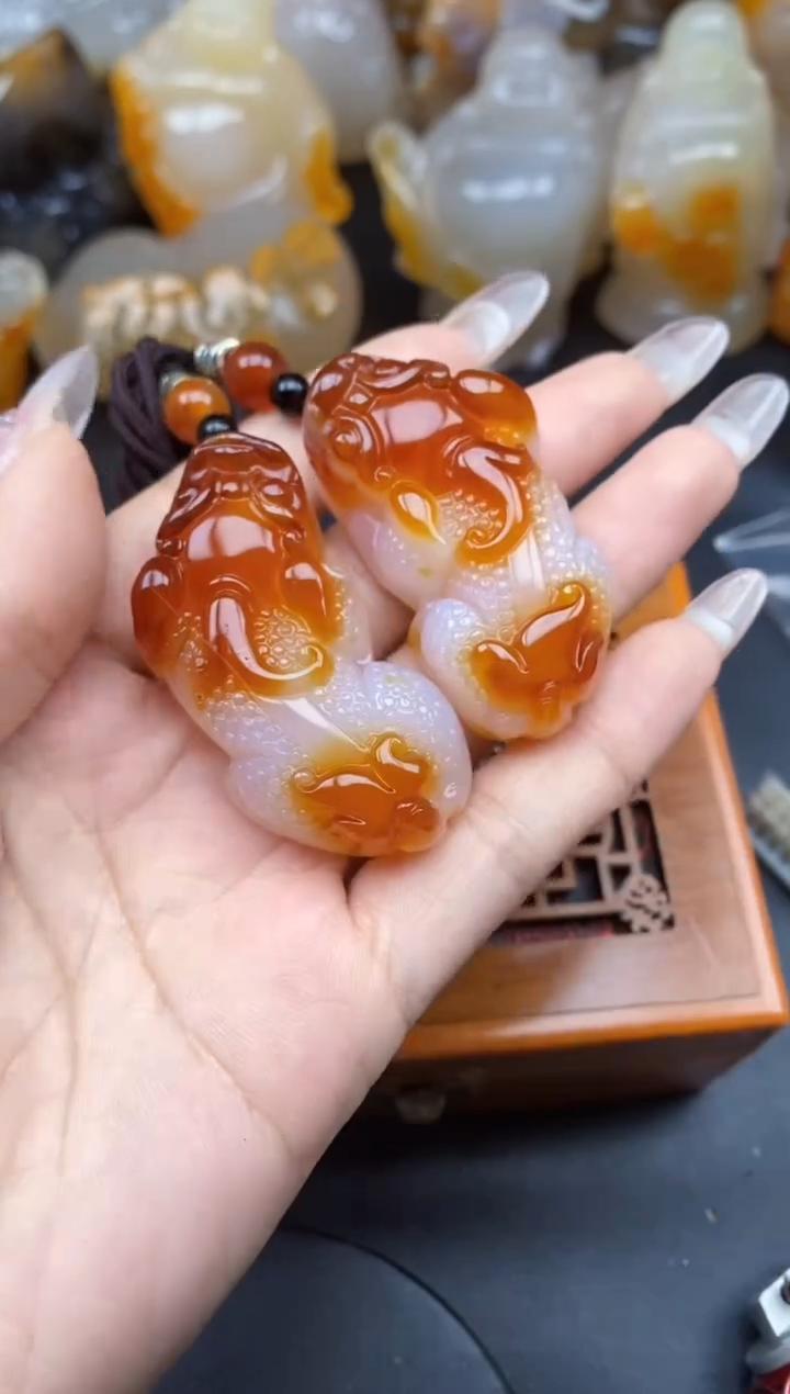 【闪购商品】玛瑙/玉髓颈饰未镶嵌ll