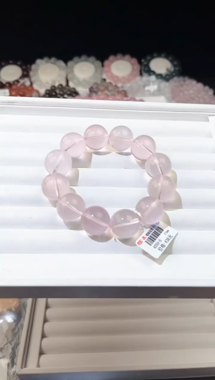 【闪购商品】水晶手链未镶嵌多样性发一冰橘粉