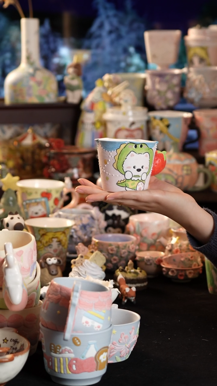 其他陶景德镇釉下彩手绘设计师款陶瓷