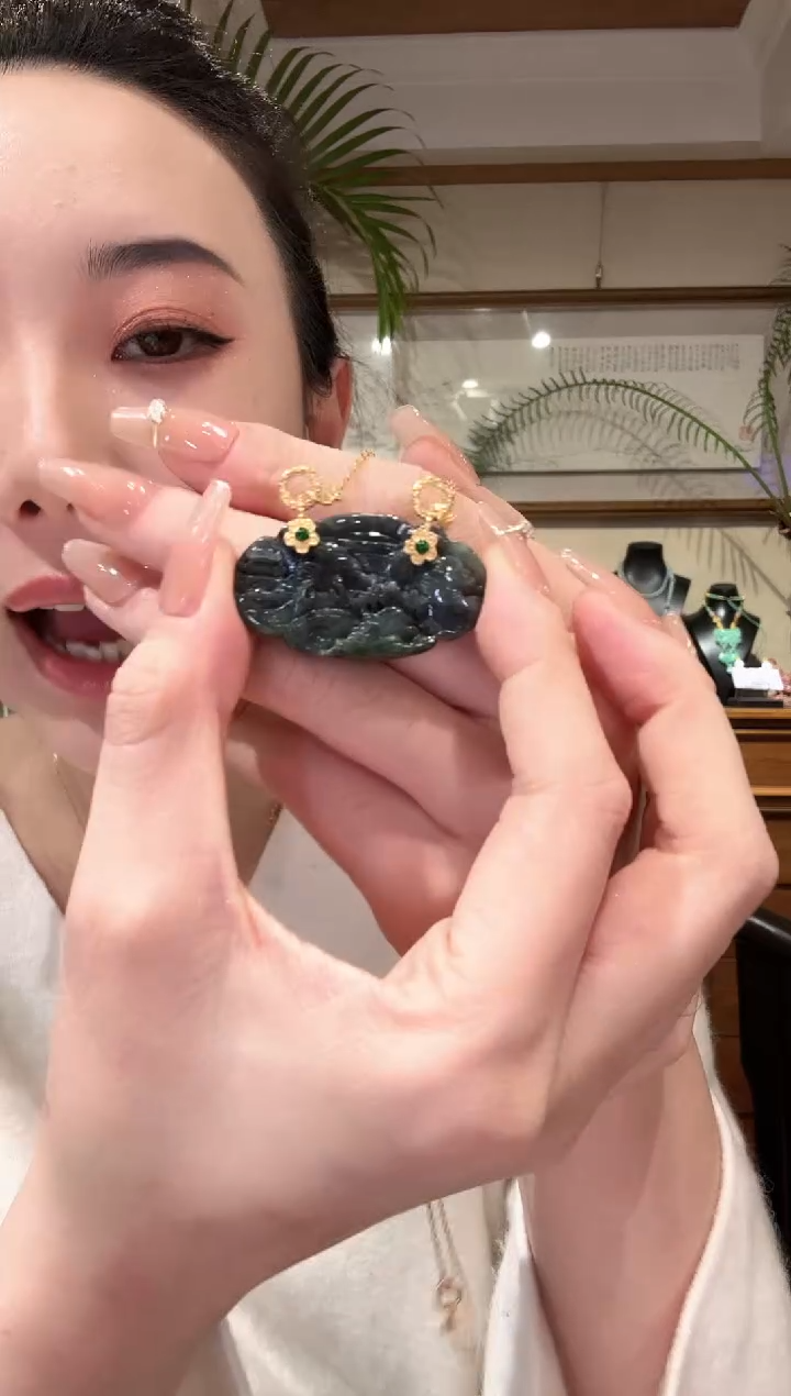 【闪购商品】翡翠颈饰未镶嵌国风