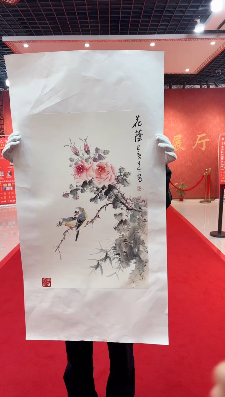 【闪购商品】国画道一老师亲笔绘画作品D20
