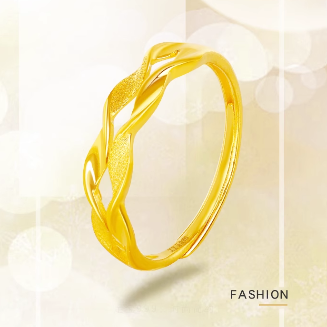 【顺丰/京JD 明天到家】铜合金麦穗戒指 男女适戴 70-220斤可戴 2025年新款流行饰品B