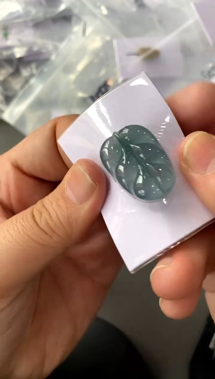 【闪购商品】定制翡翠未镶嵌叶子