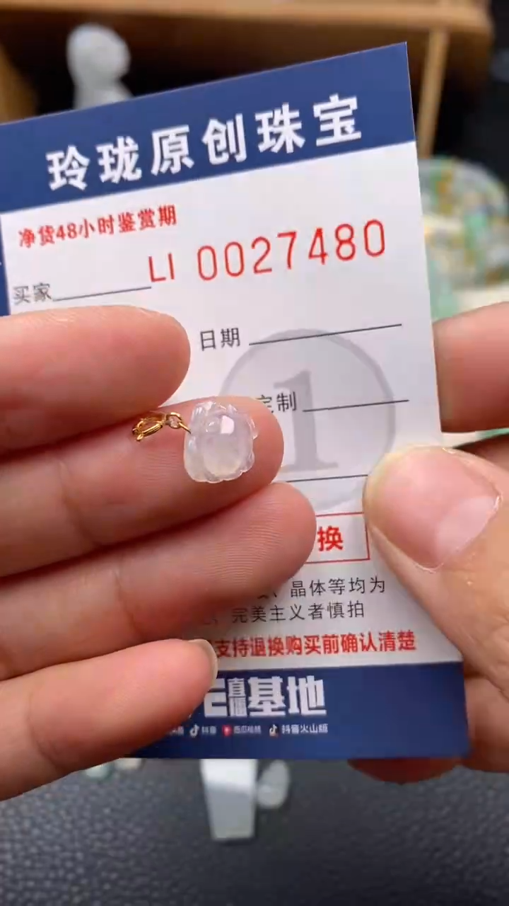 【闪购商品】翡翠颈饰未镶嵌翡翠净货27480