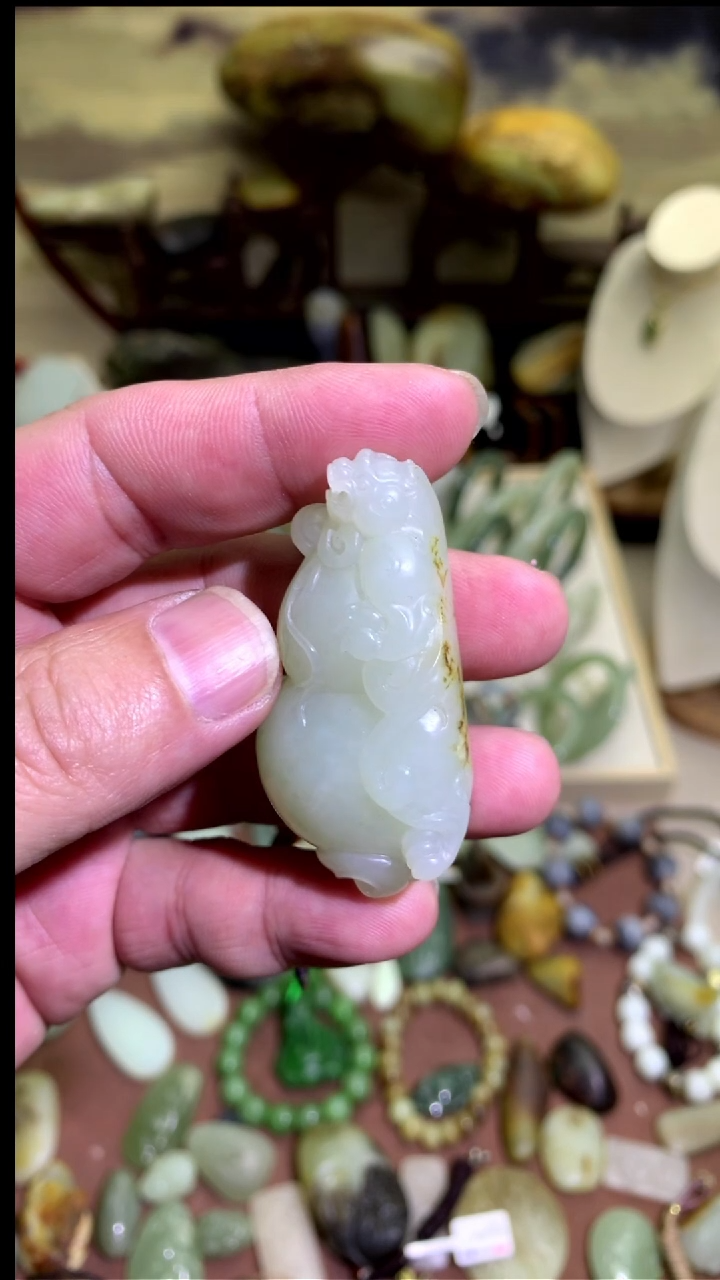 【闪购商品】和田玉颈饰未镶嵌子料 貔貅