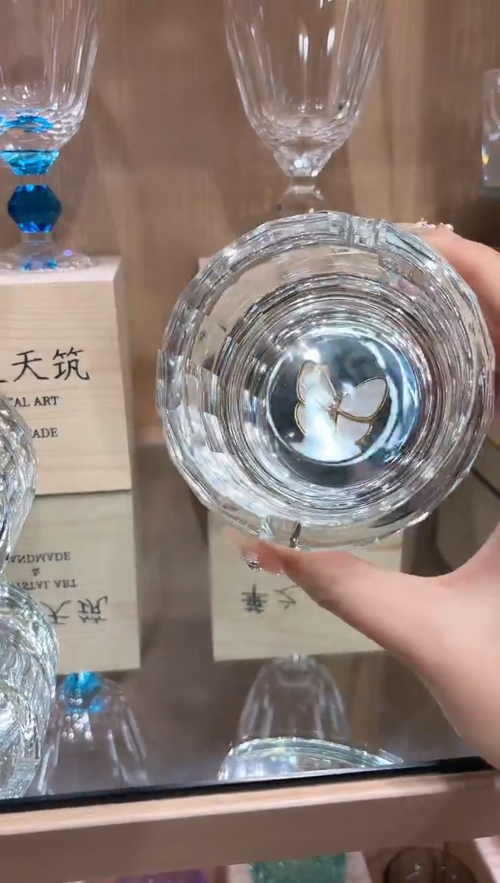 蝴蝶烟灰缸 单只