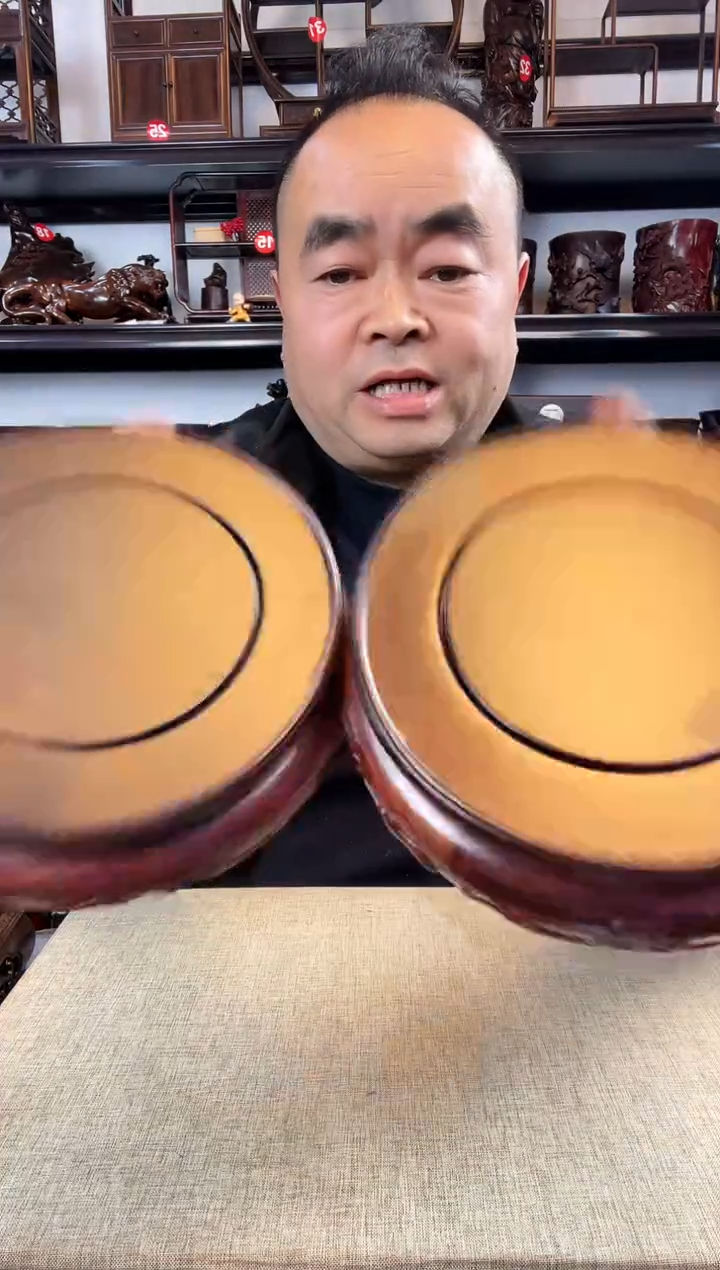 木老李红木工艺品772瑕疵