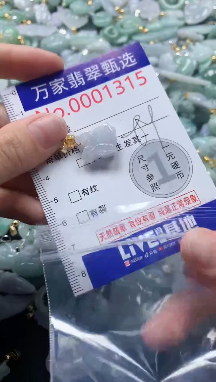 吊坠(不含链)未镶嵌翡翠1315