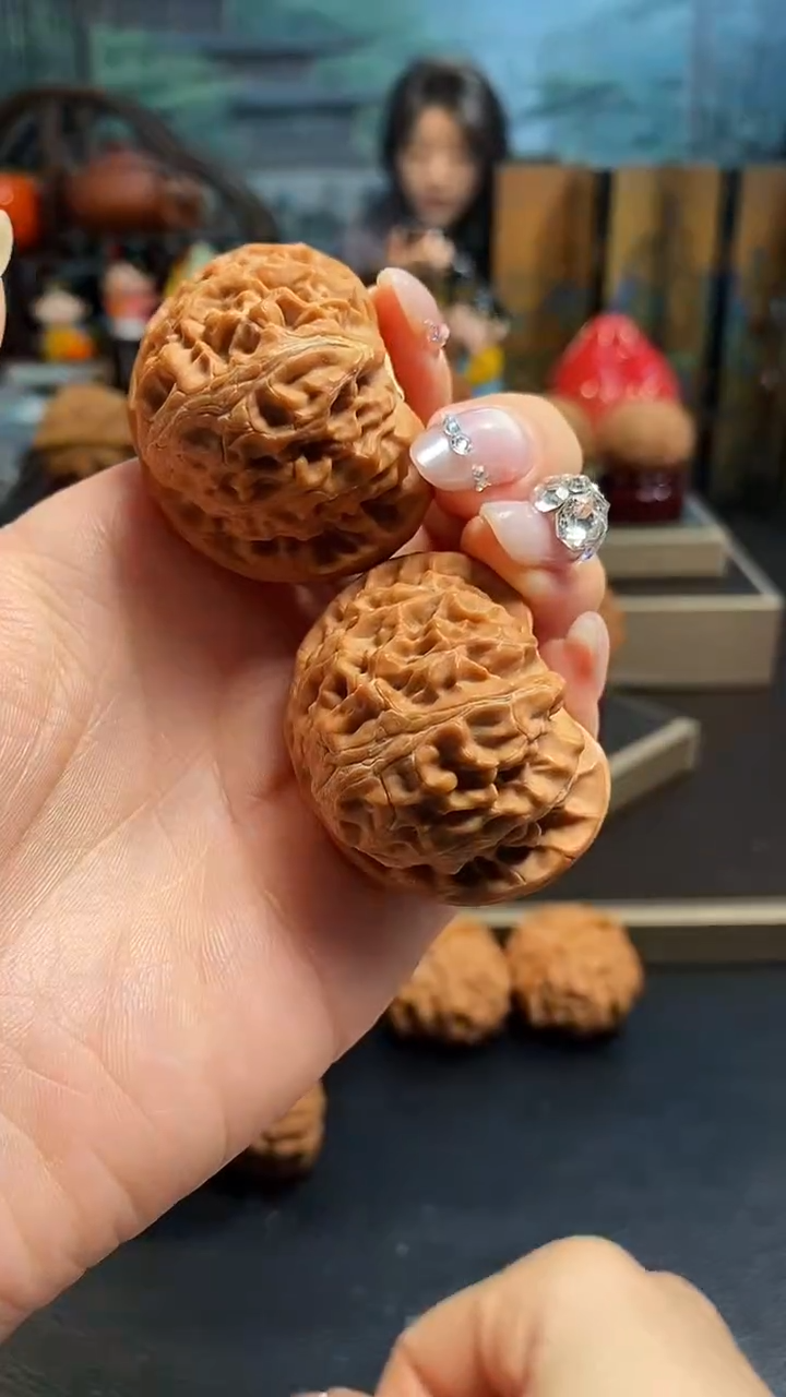 【闪购商品】文玩核桃吊坠K399宫灯41