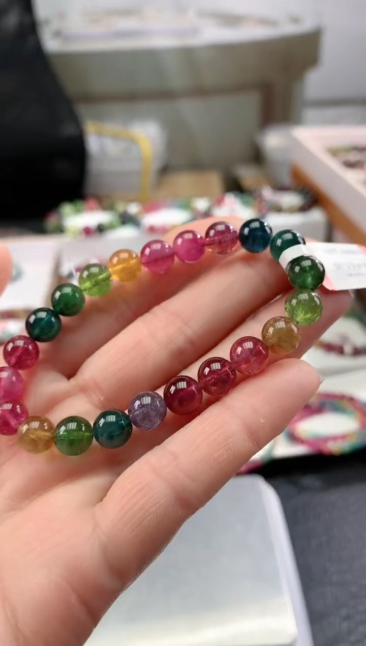 【闪购商品】碧玺手链未镶嵌多样性发一条