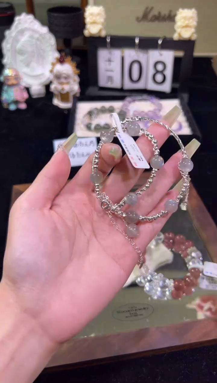 合金手链水晶腿***米天然水晶 手围15-16cm 多样性发一    1007