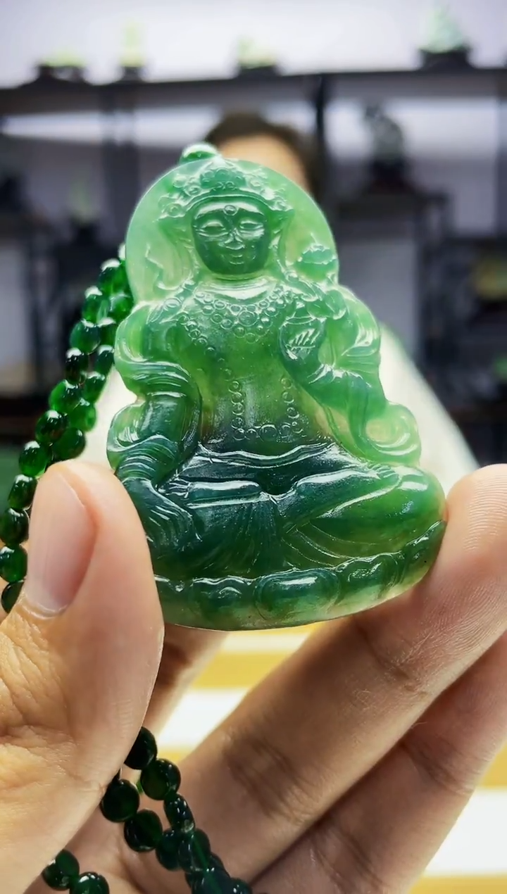 【闪购商品】定制翡翠未镶嵌毛货01140178多样性发一