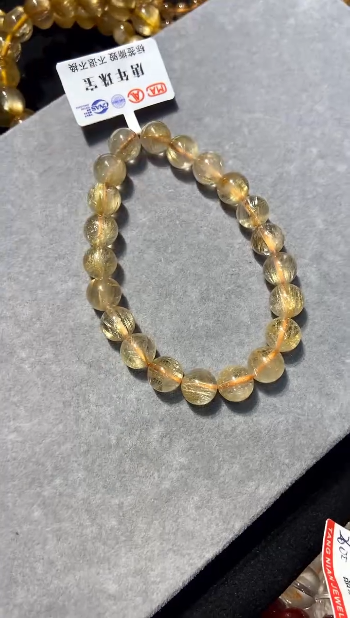 【闪购商品】水晶288-未镶嵌金发细闪9mm+