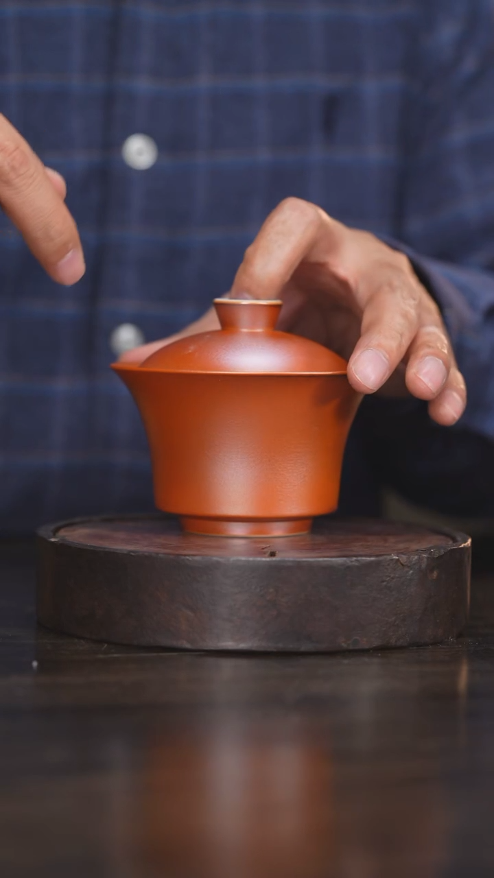 【闪购商品】杯9柴房陶瓷柴烧盖碗