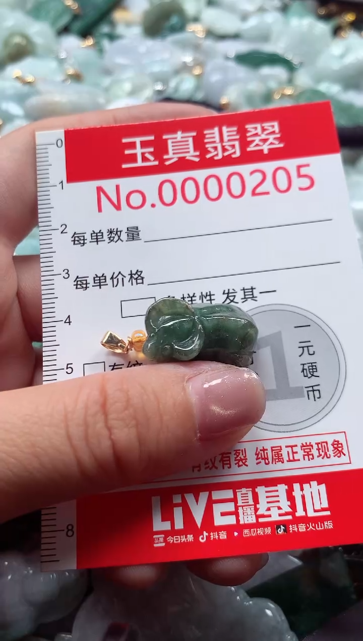 吊坠(不含链)未镶嵌翡翠0205