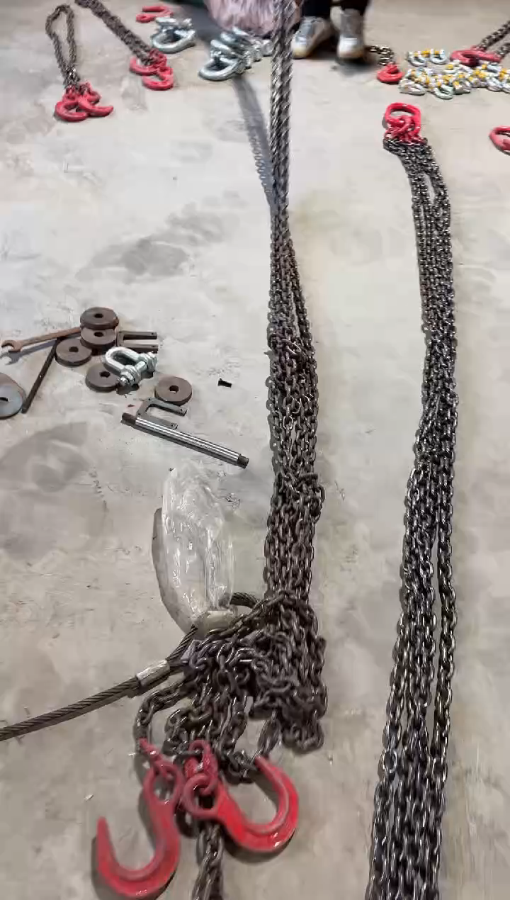 索具8吨4米四腿3.2吨大开口钩一套（不退不换）