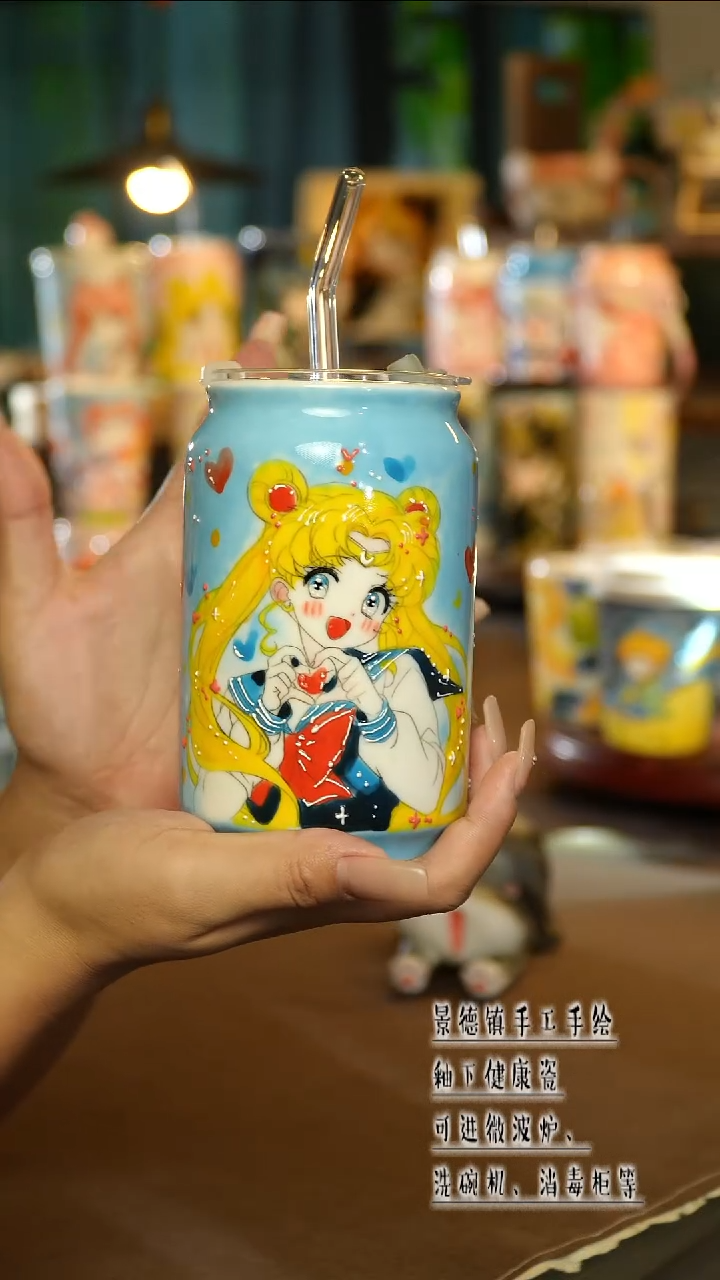 景德镇陶瓷手工手绘&A128