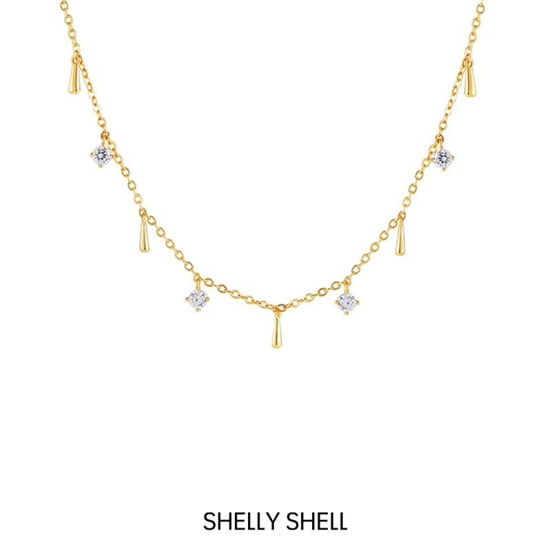 Shelly Shell 铜合金项链 choker项链 轻奢百搭