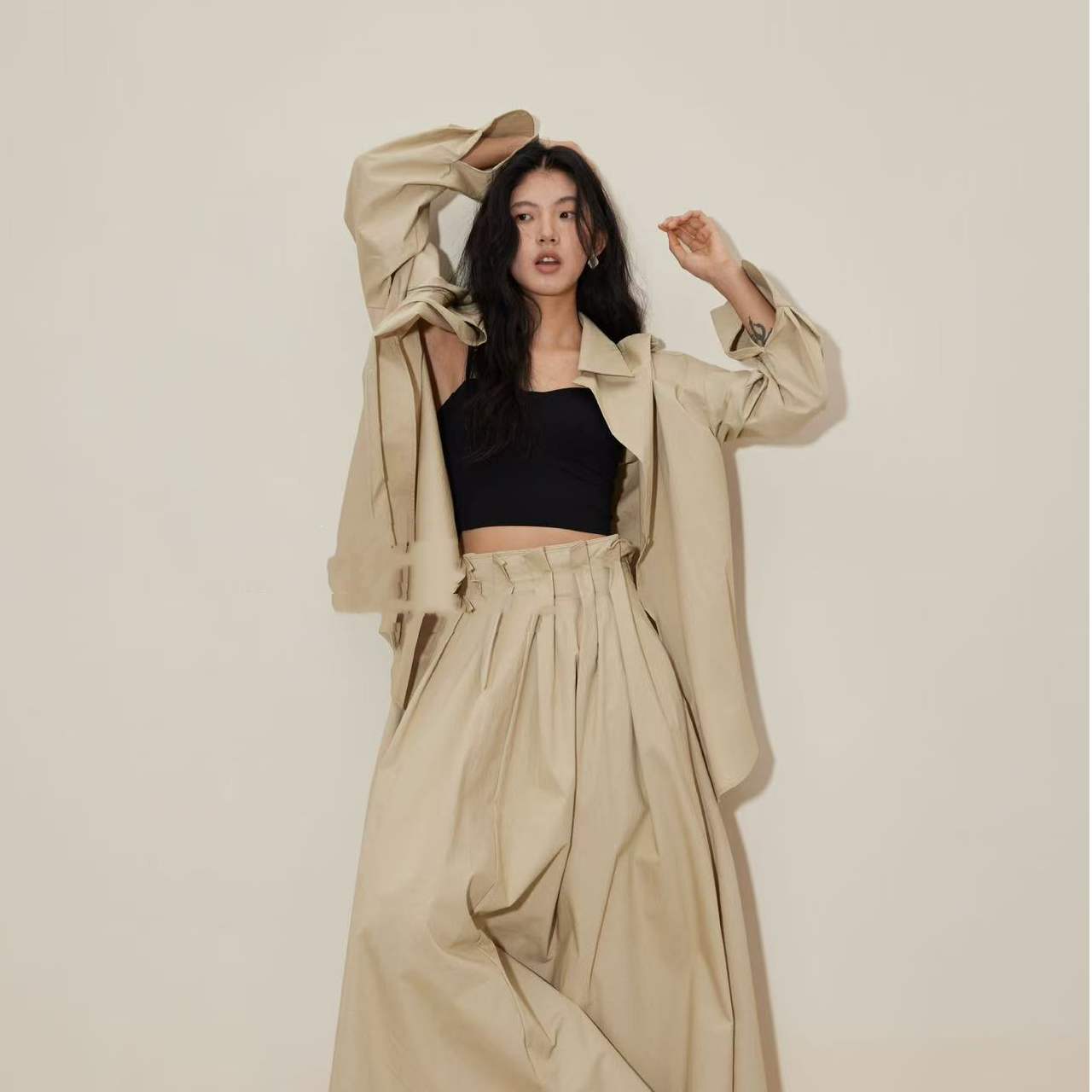 极简小众设计水洗外套编号10-40