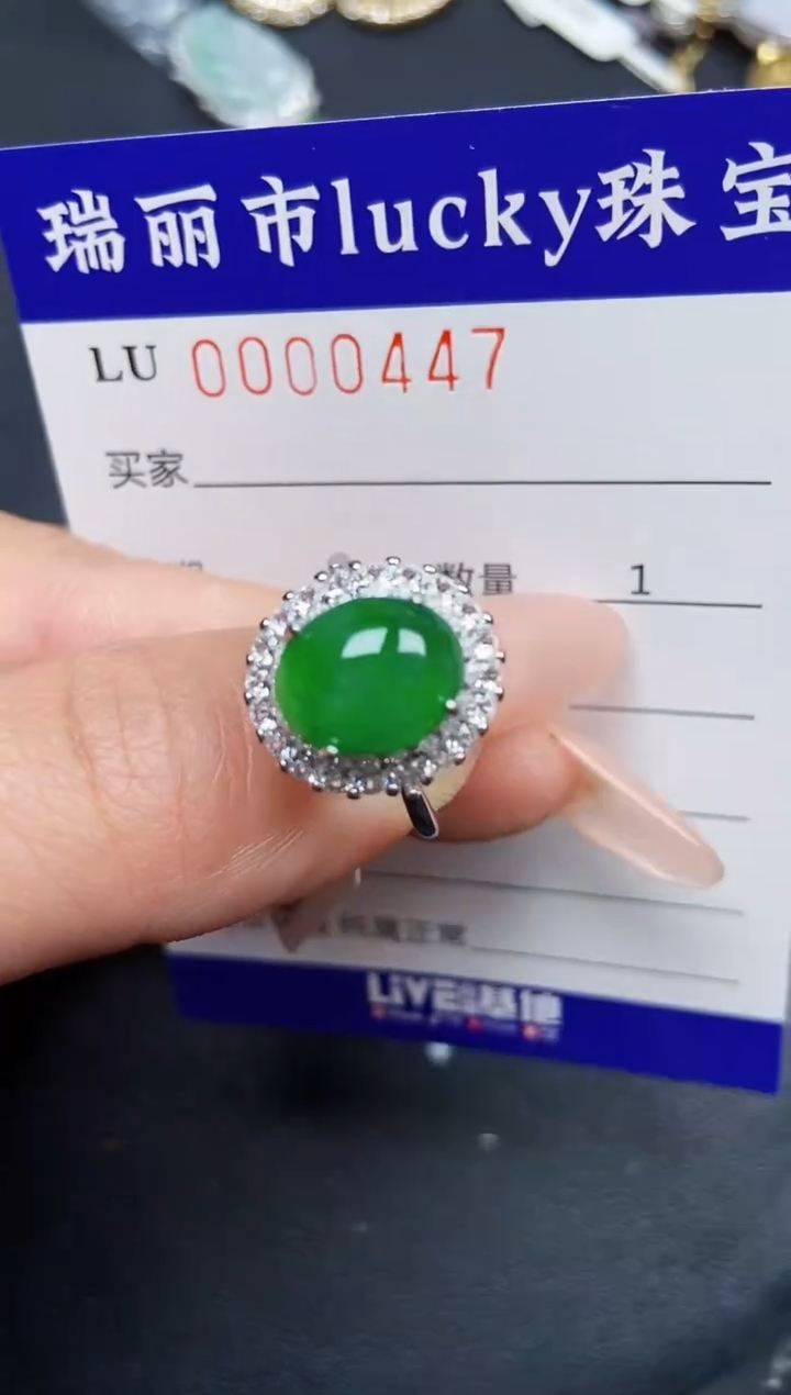 【闪购商品】翡翠颈饰银S925镶嵌0447