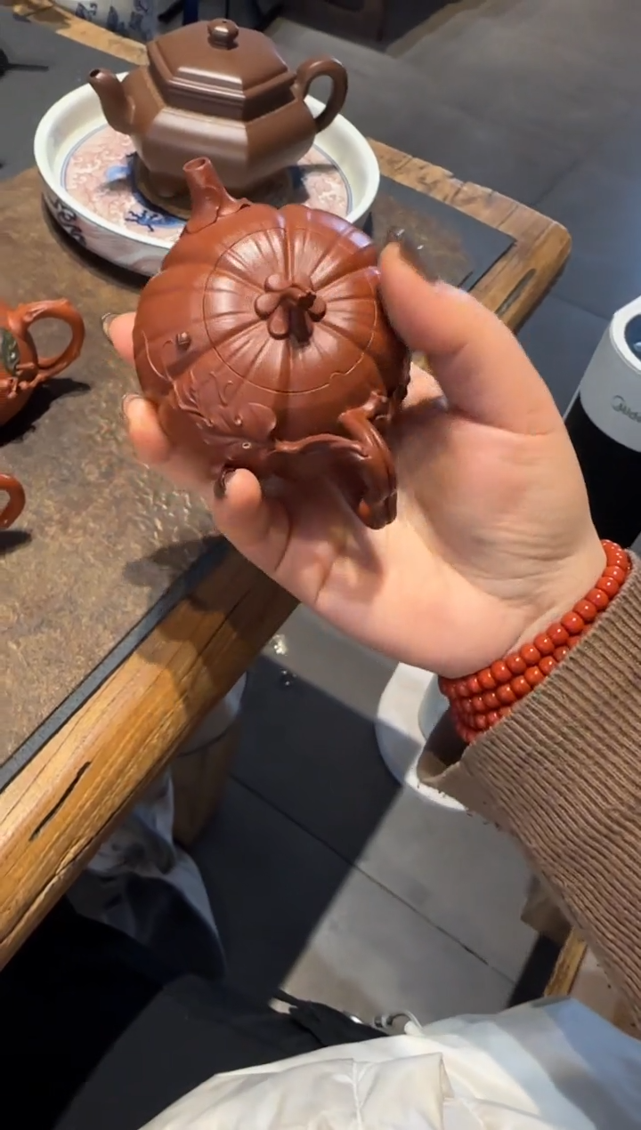 【闪购商品】紫砂茶壶南瓜 姐夫