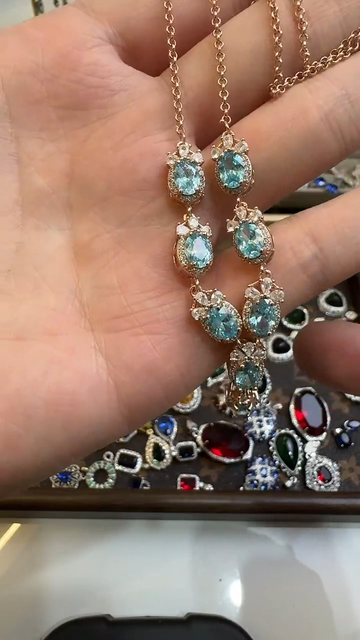 颈饰未镶嵌托帕石托帕石吊坠