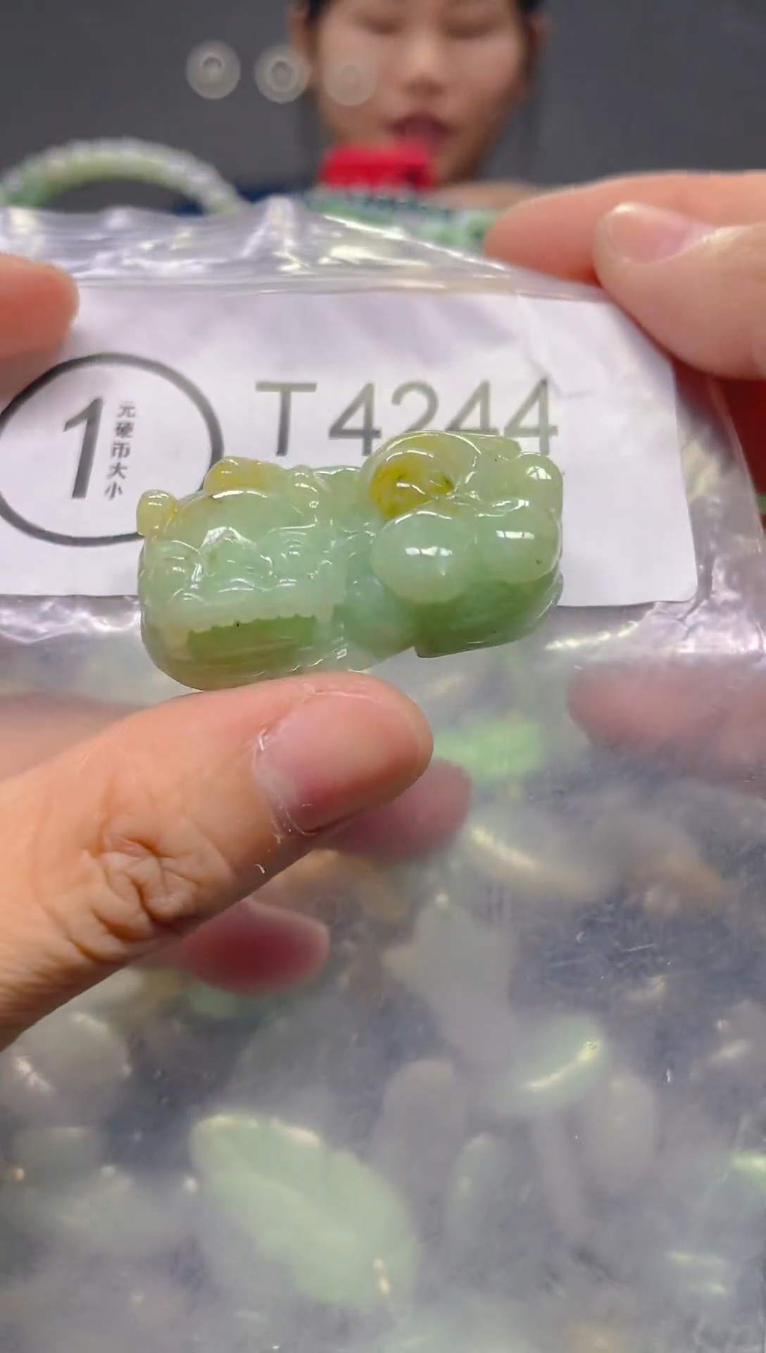 翡翠未镶嵌颈饰/T/翡翠A货,1件也是批发价
