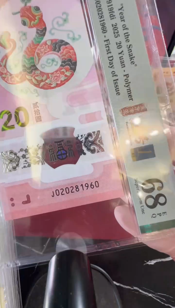 【闪购商品】塑料2025蛇钞单张啊啊啊啊啊裸