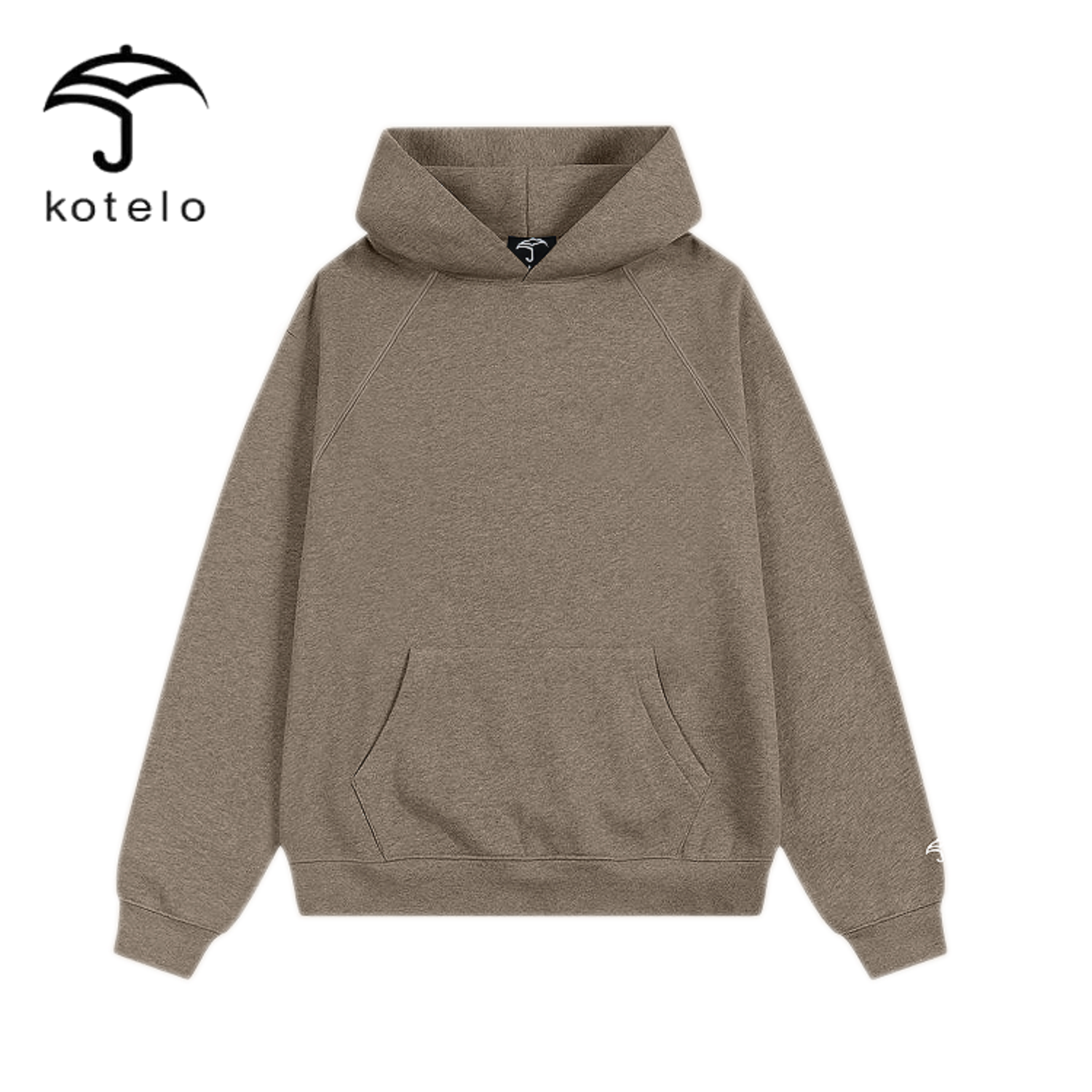 Kotelo自制早春款加厚毛圈连帽卫衣