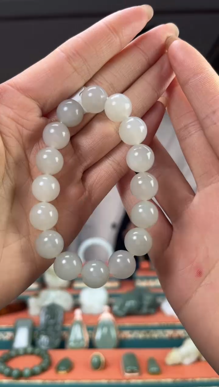 【闪购商品】和田玉颈饰未镶嵌佩佩12mm左右