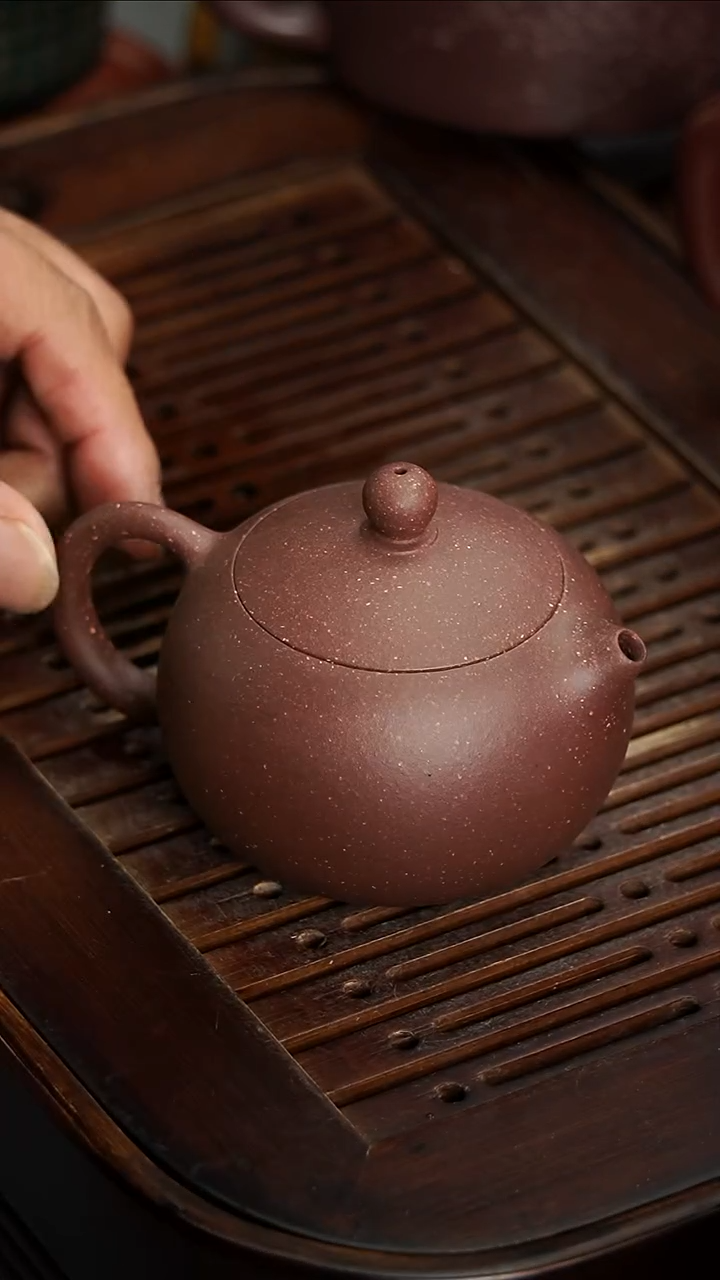 茶壶紫砂宜兴紫砂紫泥西施160毫升