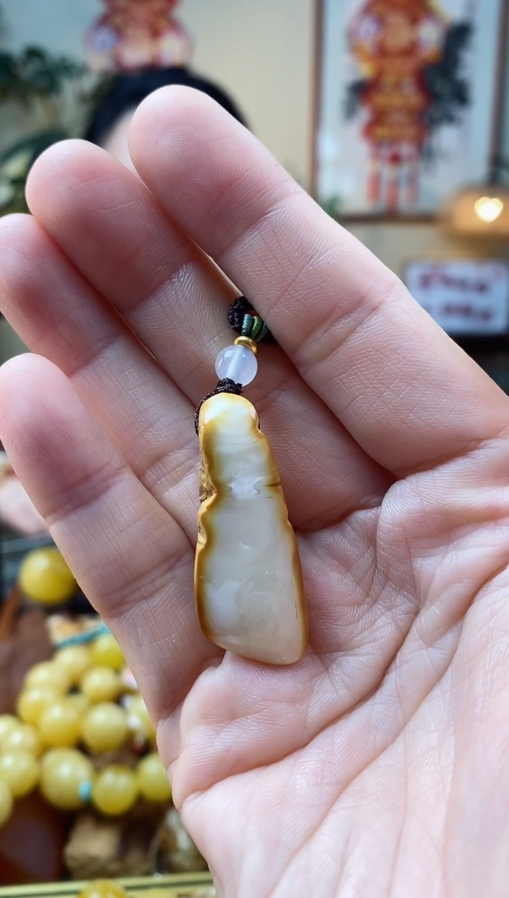 【闪购商品】琥珀颈饰未镶嵌吊坠