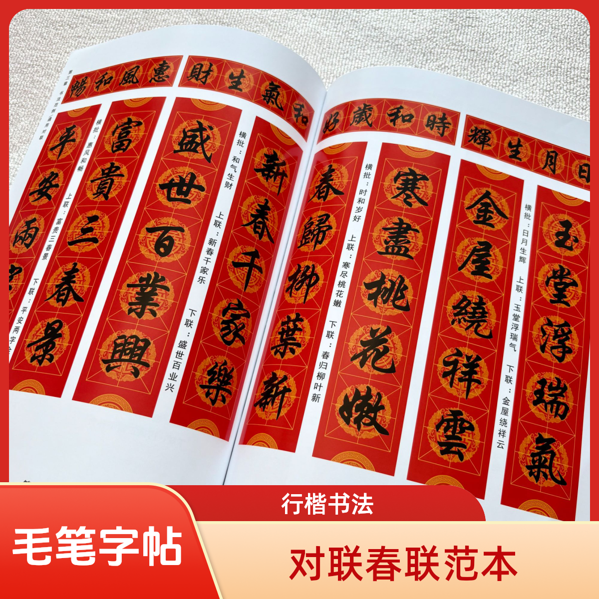 毛笔书法书籍专为书法入门设计【行楷字帖】带视频行楷字帖推荐