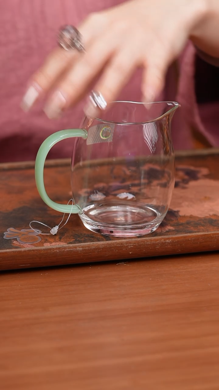 【闪购商品】禾器/晶彩澄然茶海/浅玉色