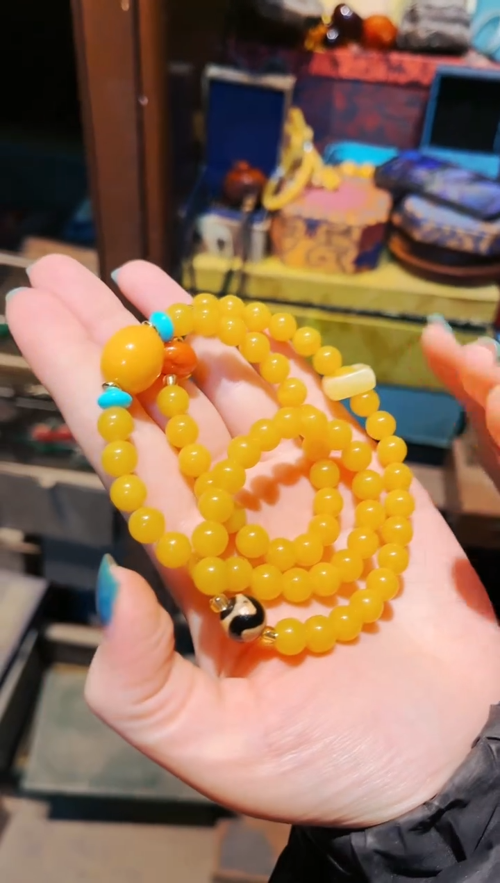 【闪购商品】蜜蜡颈饰未镶嵌七七专属精品链接47