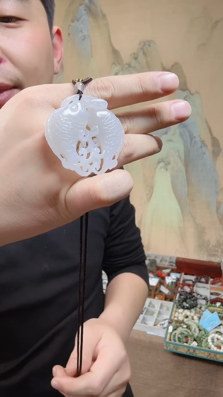 【闪购商品】和田玉未镶嵌颈饰.