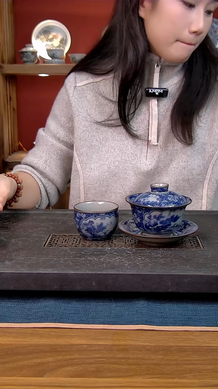 简装家用款2件套 老陶泥开片纹陶瓷茶具