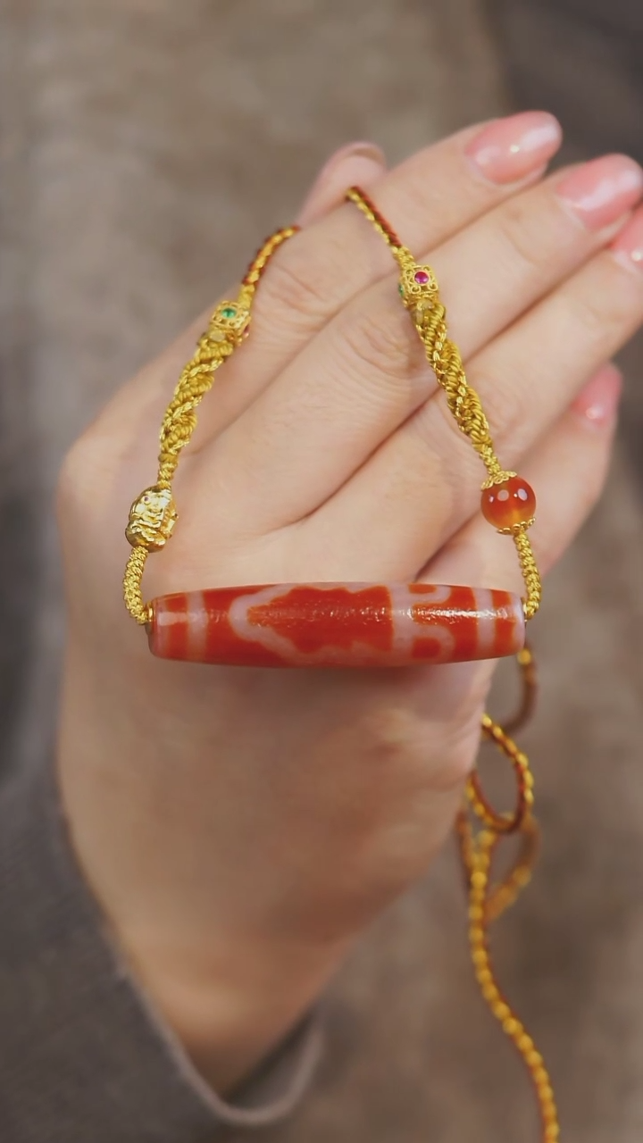 【闪购商品】玛瑙/玉髓项链银S925镶嵌多样性发其一