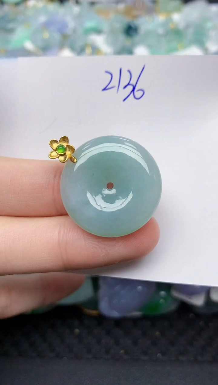 颈饰未镶嵌翡翠天然缅甸A货翡翠百元以上9元证书费自理