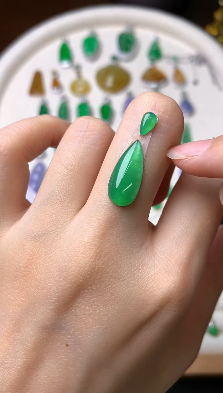 【闪购商品】定制翡翠未镶嵌裸石（镶嵌定制）