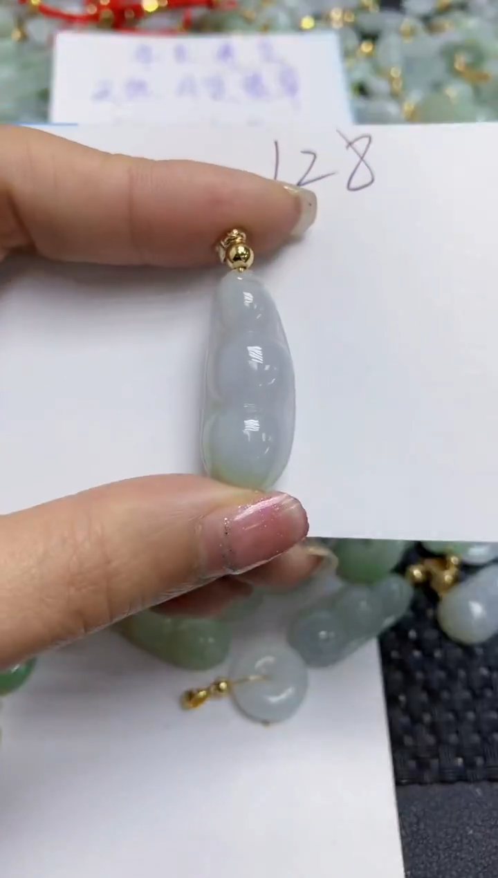 【闪购商品】翡翠颈饰合金天然翡翠A货